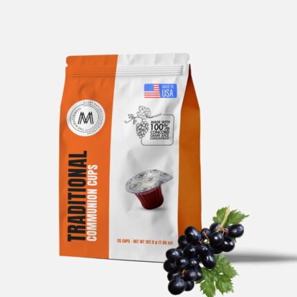 Charloma Communion Travel Pack – 25 Pre-Filled Cups with Wafer & Juice
