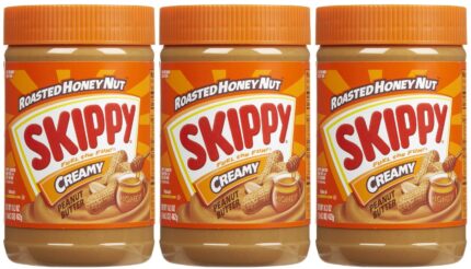 Charloma Creamy Honey Nut Peanut Butter – 16.3 oz, Pack of 3